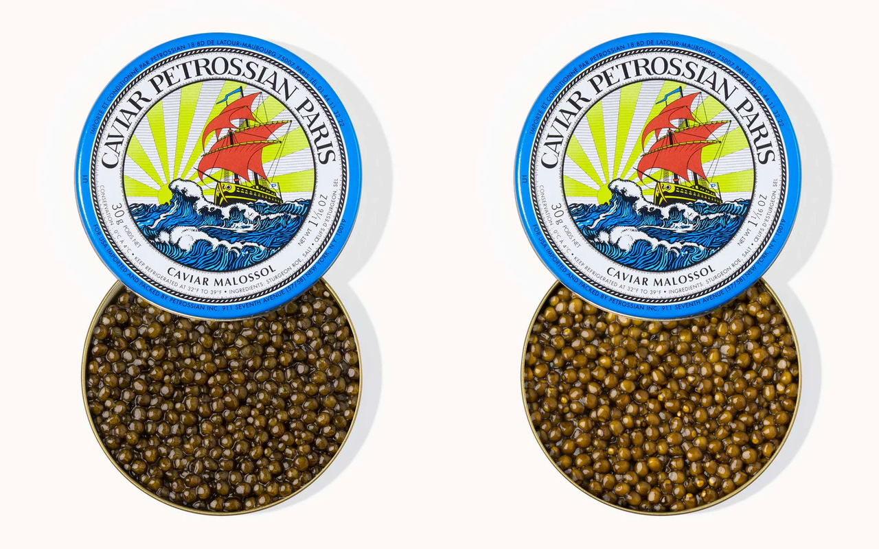 A tale of two Petrossian Caviars - Ossetra and Daurenki