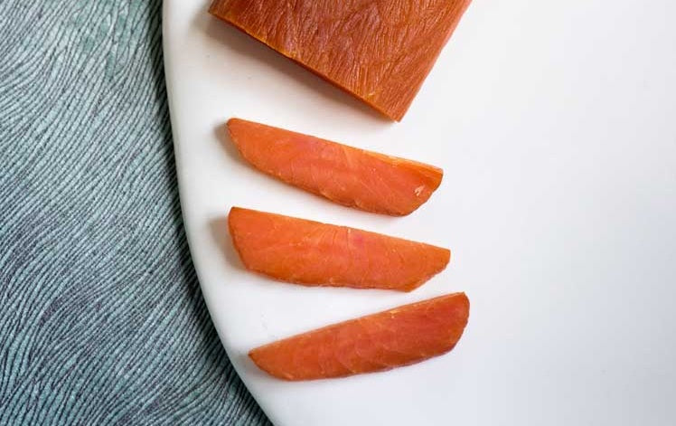 Triple-smoked Souhoï Style Tsar-Cut® Smoked Salmon from Petrossian